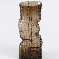 Ваза «Гоэтано», 30×13 см, стекло, коричневая