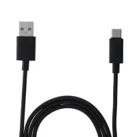 Кабель Hoco X88, Type-C - USB, 3 А, 1 м, ПВХ, чёрный