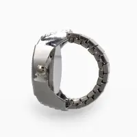 Кольцо &laquo;Время. часы круг&raquo;, 17 размер, цвет серебро