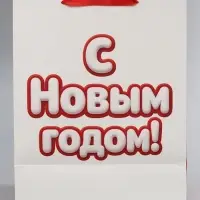 Пакет подарочный &laquo;Новый год&raquo;, Лунтик, XL.  40 х 19 х 49 см