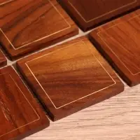 Подставки под горячее, 6 шт., 10&times;8&times;8 см, дерево шишам