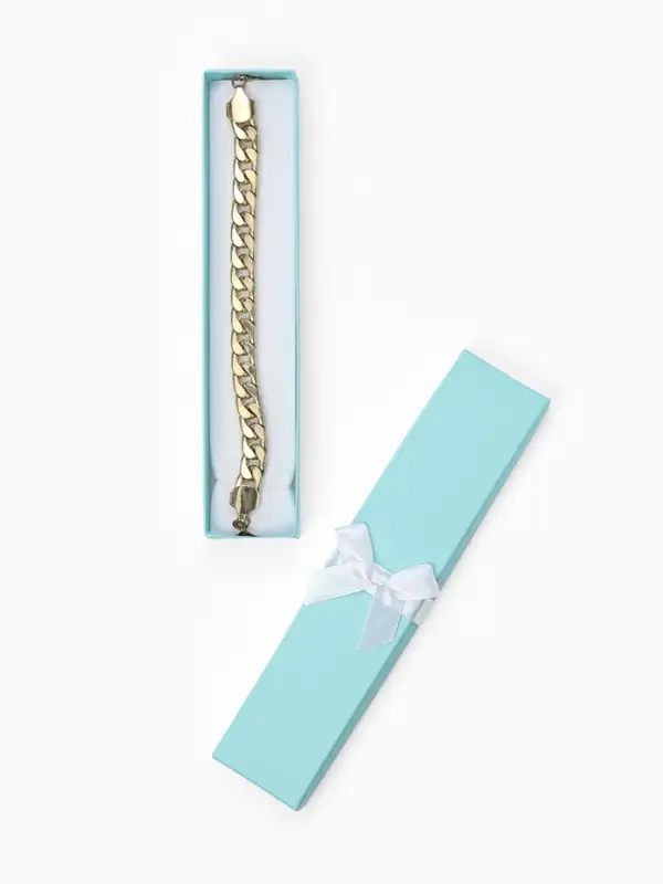 Набор подарочных коробочек 6 шт. под браслет/цепочку/часы &laquo;Тиффани&raquo;, 21&times;4, бирюзов(3593349)   109799