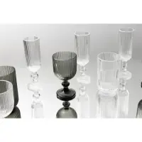 Бокал для вина Magistro &laquo;Грани&raquo;, 250 мл, 8&times;14.5 см, стекло, графитовый