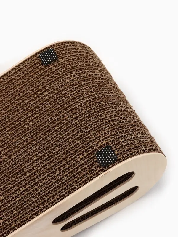 Когтеточка-лежанка &laquo;Зверьё Моё&raquo; ВОСЬМЕРКА, средняя с игрушкой, 53&times;21&times;16 см, гофрокартон