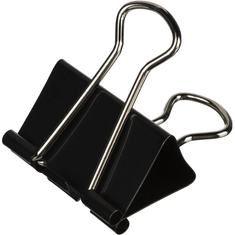 Зажимы для бумаг 15мм 12шт./уп. Комус, в картонной коробке