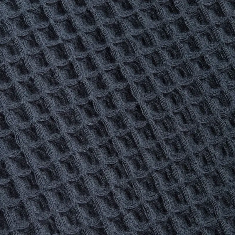 Плед вафельный Elenglect, темно-серый