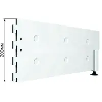 Опора для стеллажа, 40 см, белая