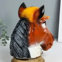 Копилка для денег &laquo;Бюст. Конь в кепке&raquo;, гипс, 26.5&times;21.5&times;26 см