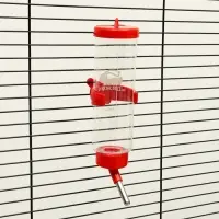 Поилка для грызунов &laquo;Пижон&raquo;, 250 мл, красная