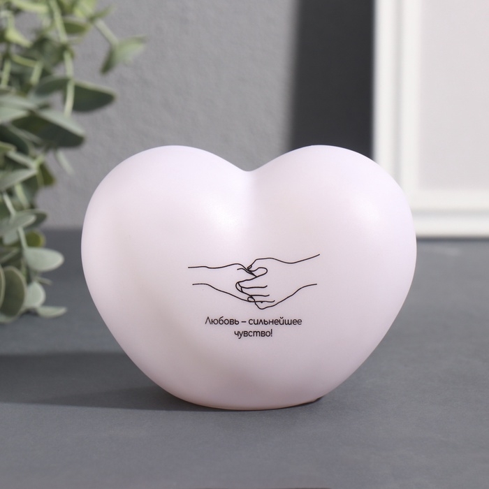 Ночник Ночник "Сердце" (Руки) LED 3хLR44 8х11х7см
