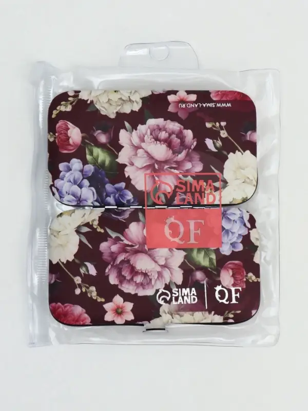 Набор маникюрный &laquo;Цветочная рапсодия&raquo;, 7 предметов, в футляре, разноцветный