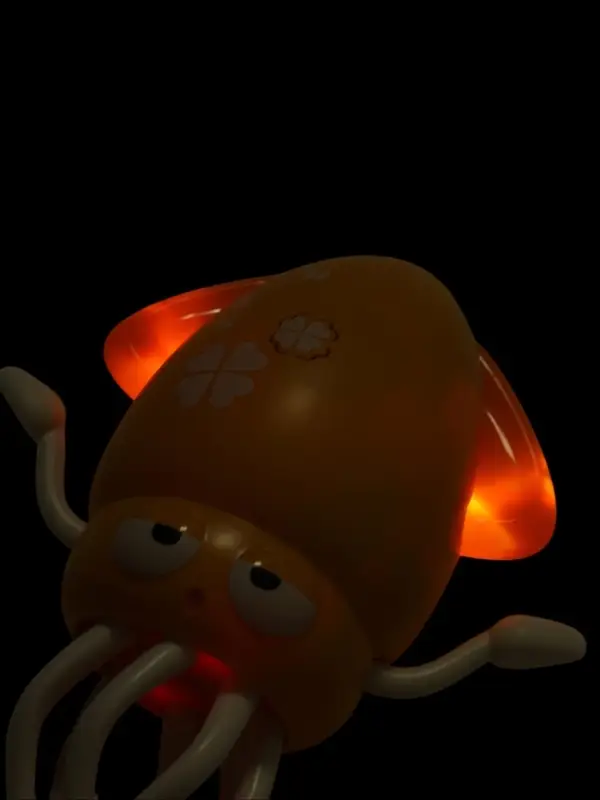 Музыкальная игрушка  Музыкальная игрушка "Кальмар" свет, звук, танцует