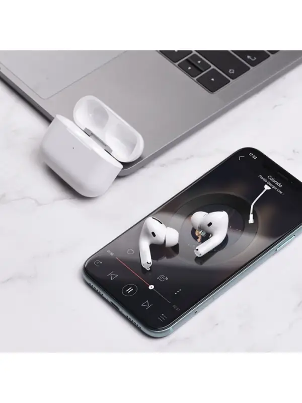 Наушники беспроводные Hoco EW04, TWS, вакуумные, Bluetooth 5.1, 30/400 мАч, шумоподавление, белые