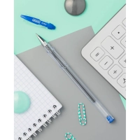 Ручка гелевая неавтомат. Attache City 0,5мм синий Россия