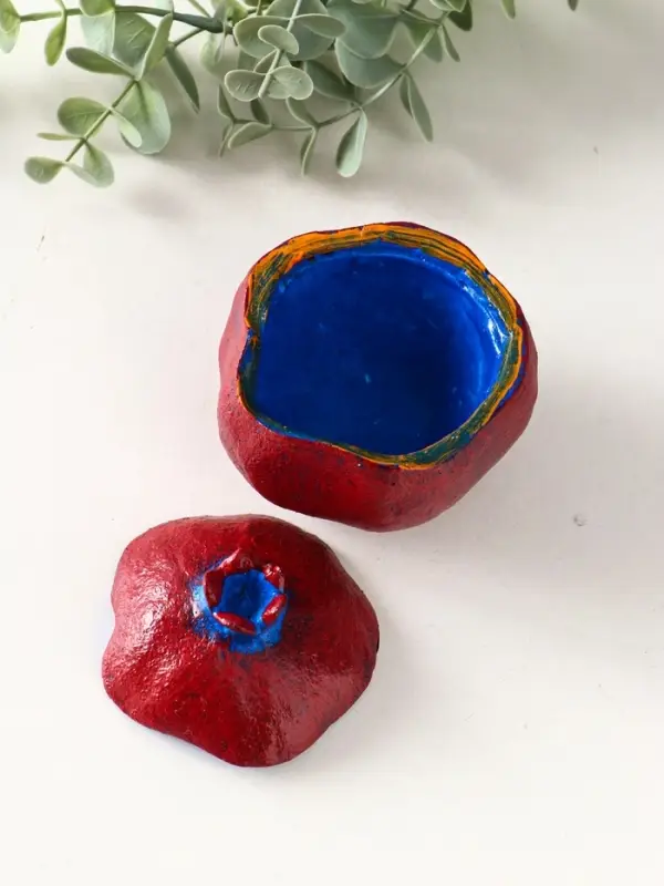 Шкатулка "Гранат" 9х8,5х8 см, синий