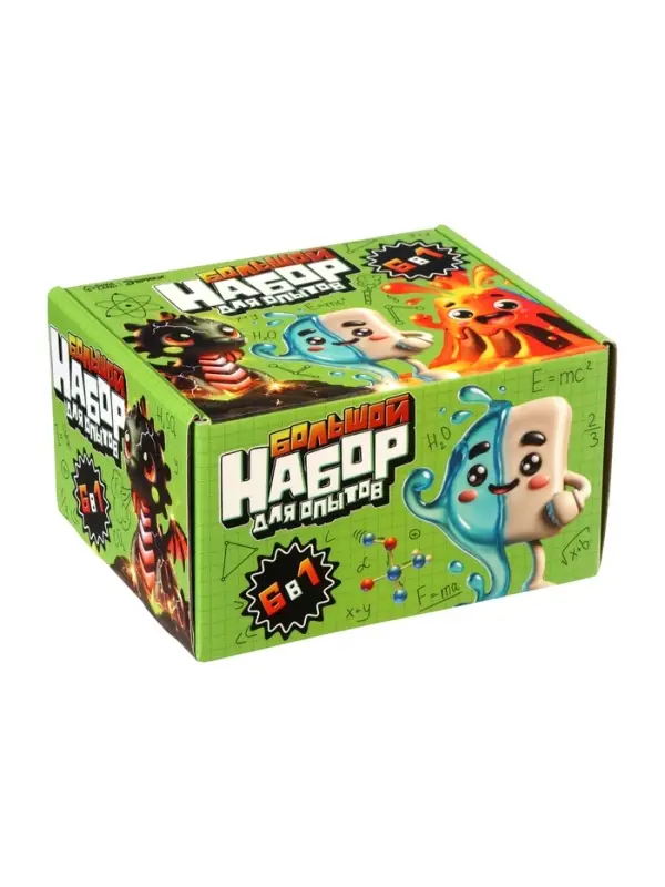 Набор для опытов "Большой набор для опытов", 6в1 ЭВРИКИ
