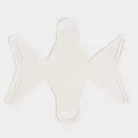 Кожаная подарочная сумочка для бижутерии и сувениров, белая с бантом (лента), 13&times;12&times;5.5 см
