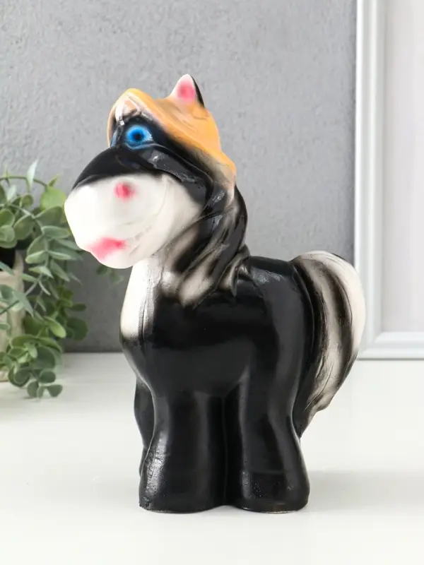 Копилка Копилка "Лошадь в панаме" 25х18х11 см, чёрный