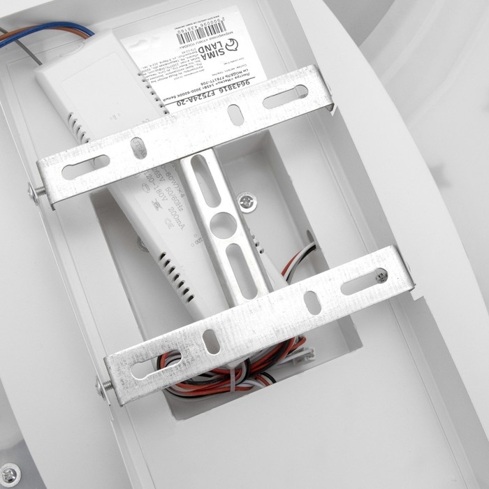 Люстра с ПДУ Люстра с ПДУ "Месяц" LED 145Вт 3000-6000К диммер белый 50х50х8 см BayerLux