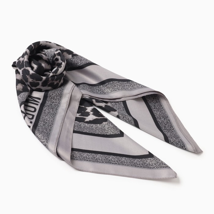 Платок женский MINAKU р-р 70*70 см, цв. серый Платок женский MINAKU р-р 70*70 см, цв. серый