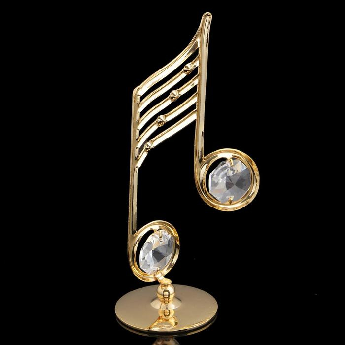 Сувенир «Ноты», 5,5×3,2×9 см, с кристаллами Сувенир «Ноты», 5,5×3,2×9 см, с кристаллами