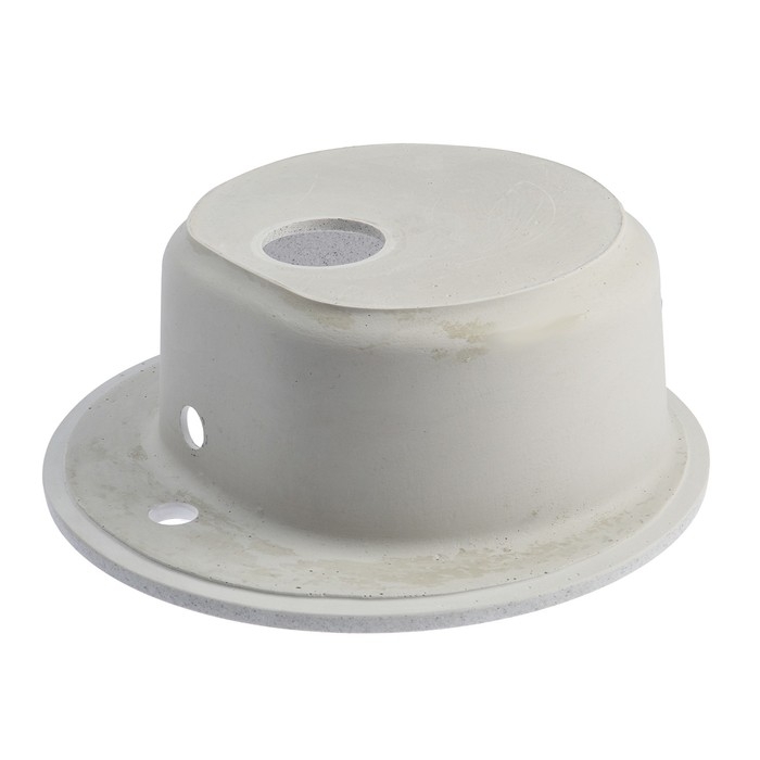 Мойка кухонная из камня ZETT lab. 3/Q10, d=510 мм, глубина 19 см, матовая, светло-серая Мойка кухонная из камня ZETT lab. 3/Q10, d=510 мм, глубина 19 см, матовая, светло-серая