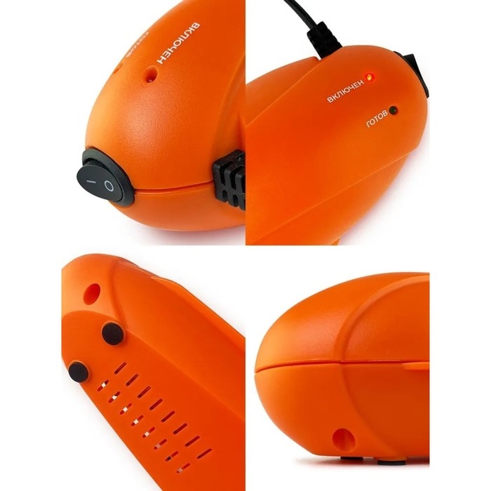 Ламинатор A4 75-150 мкм, 2 вала, скорость 25 см/мин, Гелеос Радуга, оранжевый  Ламинатор A4 75-150 мкм, 2 вала, скорость 25 см/мин, Гелеос Радуга, оранжевый "ЛМА4РО"