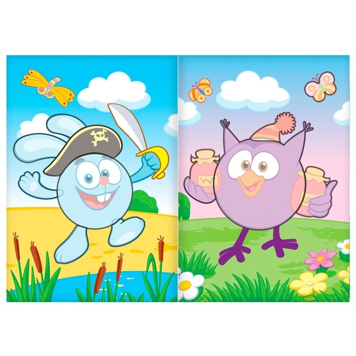 Аппликации, набор 6 шт. по 20 стр., А5, Смешарики Аппликации, набор 6 шт. по 20 стр., А5, Смешарики