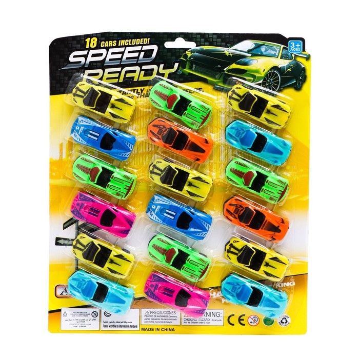 Набор машин «Рейсер», 18 штук Набор машин «Рейсер», 18 штук