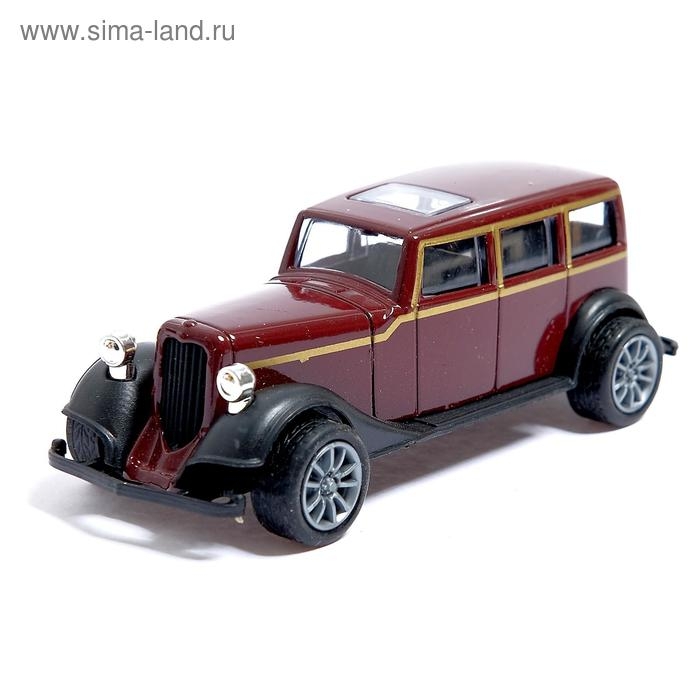 Машина металлическая «Ретро», масштаб 1:43, инерция, МИКС Машина металлическая «Ретро», масштаб 1:43, инерция, МИКС