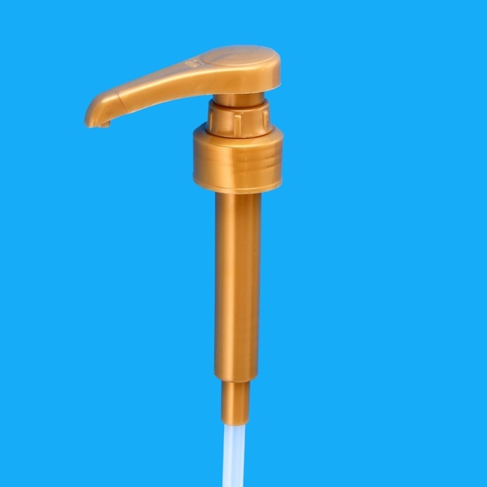 Помпа - дозатор для сиропа, золотая, 10мл Помпа - дозатор для сиропа, золотая, 10мл