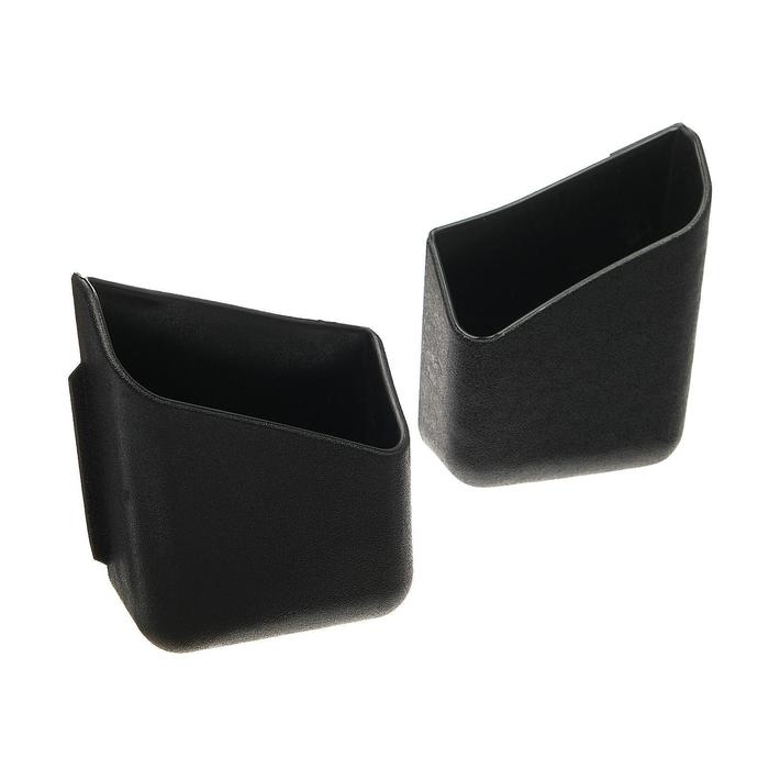 Органайзер-подстаканник на передние стойки авто, черный, набор 2 шт Органайзер-подстаканник на передние стойки авто, черный, набор 2 шт