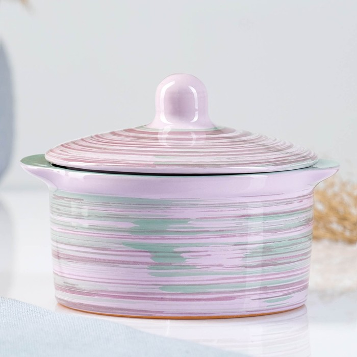 Кастрюля №3, 0,5л / 11х11см, лаванда Кастрюля №3, 0,5л / 11х11см, лаванда