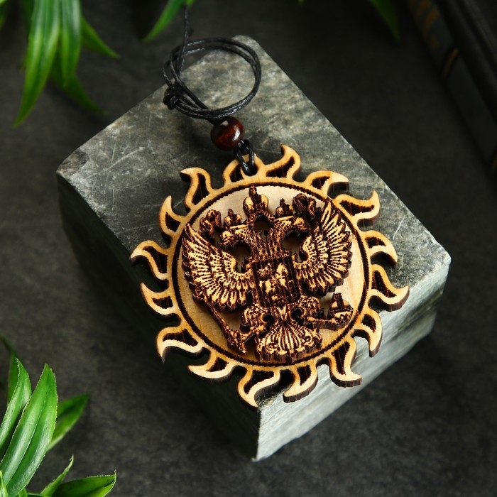 Подвеска для автомобиля  Подвеска для автомобиля "Двуглавый орёл" кедр, гебр России