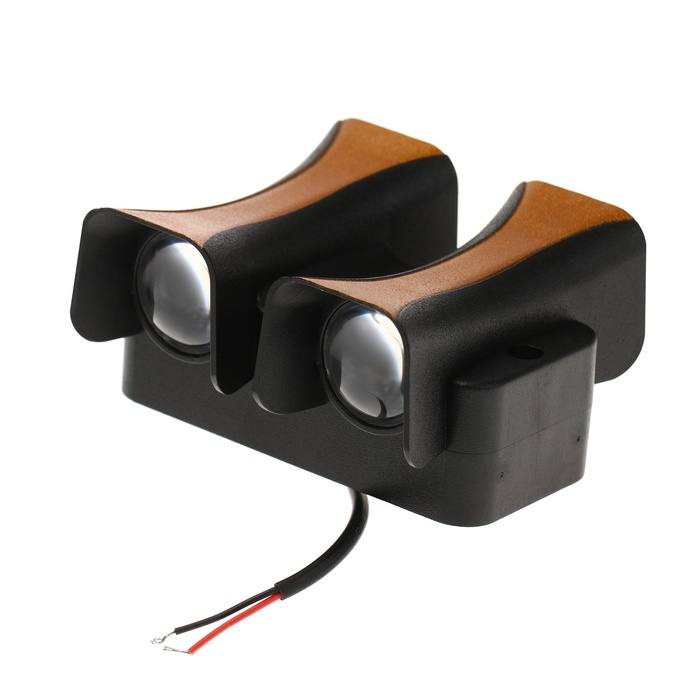 Светильник фасадный «Элегант», FSD-043, 4 Вт, 3000К, 2 луча, IP65, 220 В, пластик, черный Светильник фасадный «Элегант», FSD-043, 4 Вт, 3000К, 2 луча, IP65, 220 В, пластик, черный