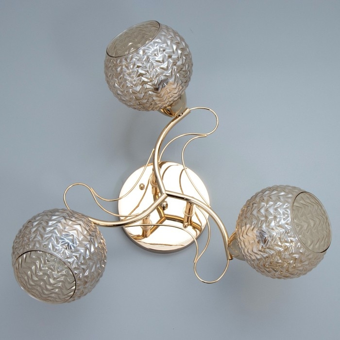 Люстра Люстра "Эрион" 3хЕ27 40Вт золото 50х50х24 см BayerLux