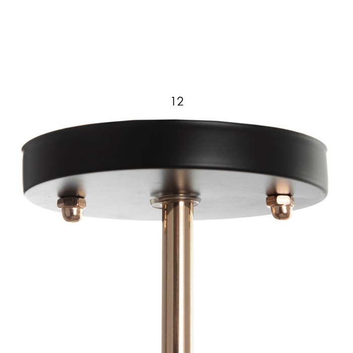 Люстра 2010/2 E27 60Вт черный+золото 37х13х25 см BayerLux