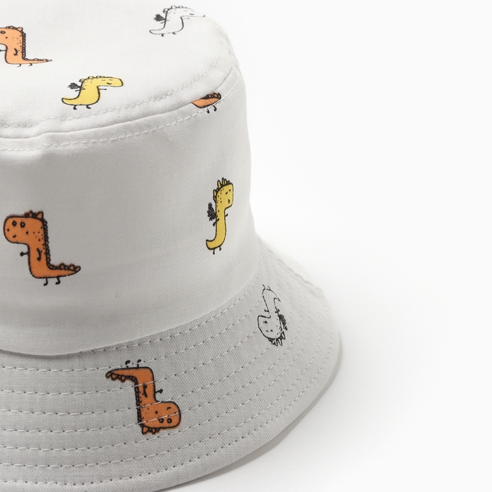 Панама Детская KAFTAN Панама Детская KAFTAN "Дино" р.50 молочный