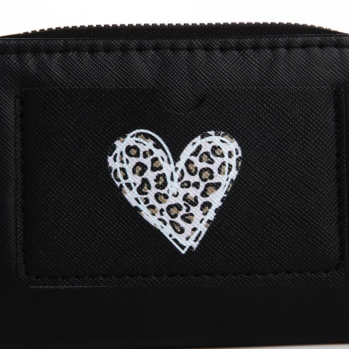 Картхолдер кошелёк &laquo;Сердечко&raquo; 12х 9,5х 2 см