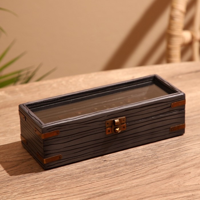 Игра настольная Игра настольная "Домино" в шкатулке 22х8,5х6,5 см, манговое дерево