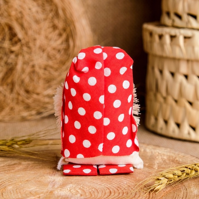 Оберег «Домовой с самоваром», 12 см, микс Оберег «Домовой с самоваром», 12 см, микс