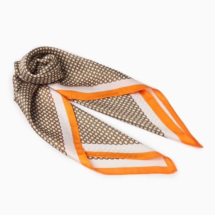 Платок женский MINAKU р-р 70*70 см, цв. оранжевый Платок женский MINAKU р-р 70*70 см, цв. оранжевый