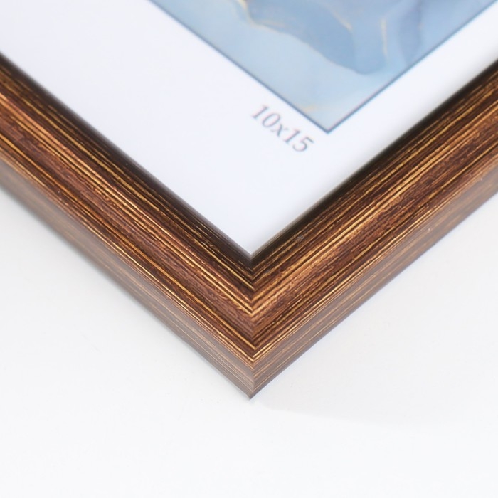 Фоторамка пластик Фоторамка пластик "Радуга" 10х15 см, бронза
