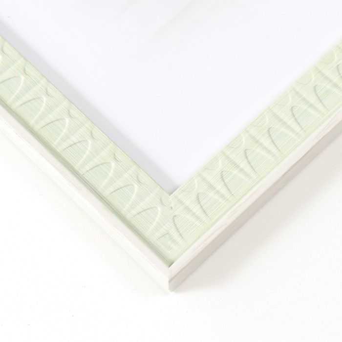 Фоторамка пластик 30х40 см Фоторамка пластик 30х40 см "Муза" мятная 42,8х32,8х1,1 см