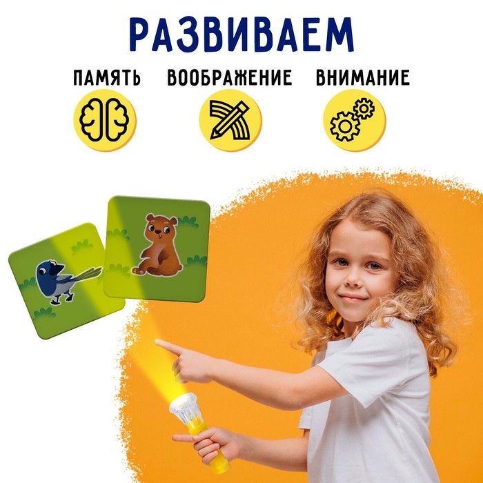 Развивающий набор «Волшебный фонарик», 3+ Развивающий набор «Волшебный фонарик», 3+