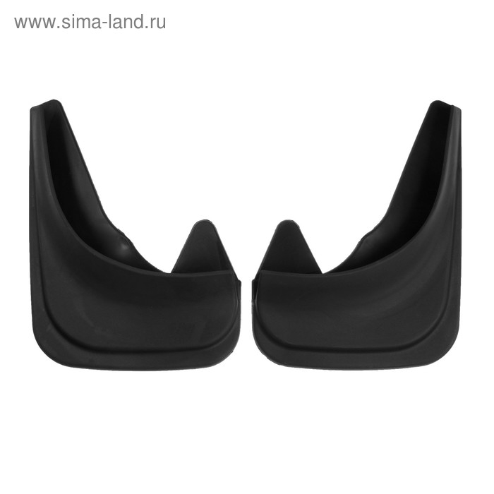 Брызговики универсальные ТюменьАвтоДеталь, 22 х 29 см, резина, чёрные, набор 2 шт Брызговики универсальные ТюменьАвтоДеталь, 22 х 29 см, резина, чёрные, набор 2 шт