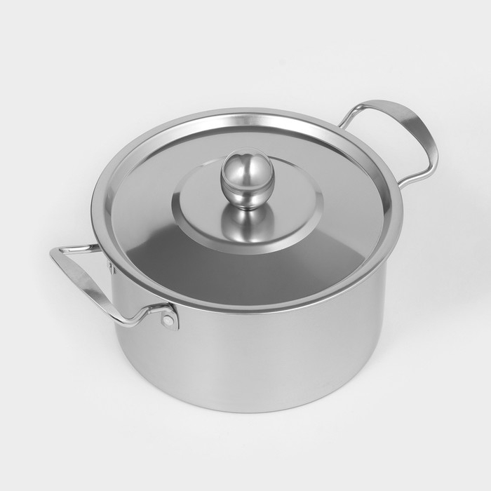 Набор кастрюль из нержавеющей стали «Классик», 3 предмета: 1 л (d=16 см), 1,5 л (d=18 см), 2 л (d=20 см) Набор кастрюль из нержавеющей стали «Классик», 3 предмета: 1 л (d=16 см), 1,5 л (d=18 см), 2 л (d=20 см)