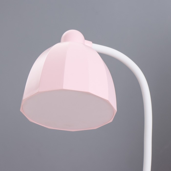 Настольная лампа Настольная лампа "Робот" LED 5Вт USB АКБ розовый 11,8х7,8х31 см RISALUX