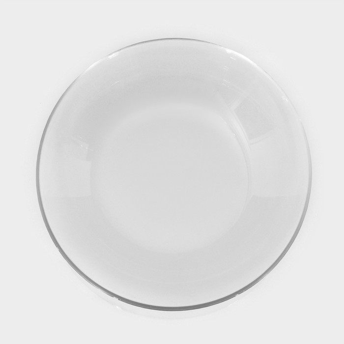 Тарелка глубокая стеклянная «Симпатия», 800 мл, d=20,8 см Тарелка глубокая стеклянная «Симпатия», 800 мл, d=20,8 см