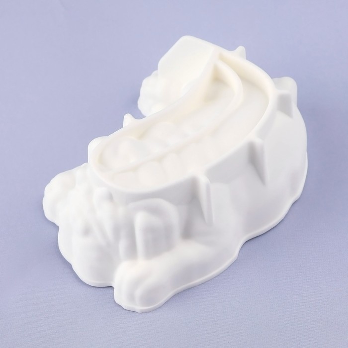 Молд «Пёсик», силикон, 9,5×7×3,2 см, цвет белый Молд «Пёсик», силикон, 9,5×7×3,2 см, цвет белый